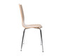 Lote de 2 sillas de dise&ntilde;o color madera natural ELLA