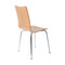Lote de 2 sillas de dise&ntilde;o color madera natural ELLA