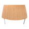 Lote de 2 sillas de dise&ntilde;o color madera natural ELLA