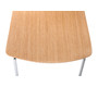 Lote de 2 sillas de dise&ntilde;o color madera natural ELLA