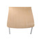 Lote de 2 sillas de dise&ntilde;o color madera natural TARA