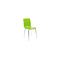 Lote de 2 sillas de dise&ntilde;o color verde manzana NELLY