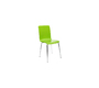 Lote de 2 sillas de dise&ntilde;o color verde manzana NELLY