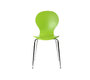 Lote de 2 sillas de dise&ntilde;o color verde manzana NEW ABIGAIL