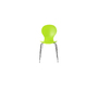 Lote de 2 sillas de dise&ntilde;o color verde manzana NEW ABIGAIL