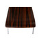 Lote de 2 sillas de dise&ntilde;o de madera color chocolate y negro ZENIA