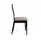 Lote de 2 sillas EVA de roble malayo de color wenge