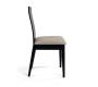 Lote de 2 sillas EVA de roble malayo de color wenge