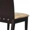 Lote de 2 sillas EVA de roble malayo de color wenge