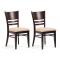 Lote de 2 sillas FREDDIE  de color wenge