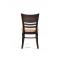Lote de 2 sillas FREDDIE  de color wenge