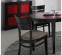 Lote de 2 sillas GRACE  de color wenge