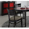Lote de 2 sillas GRACE  de color wenge