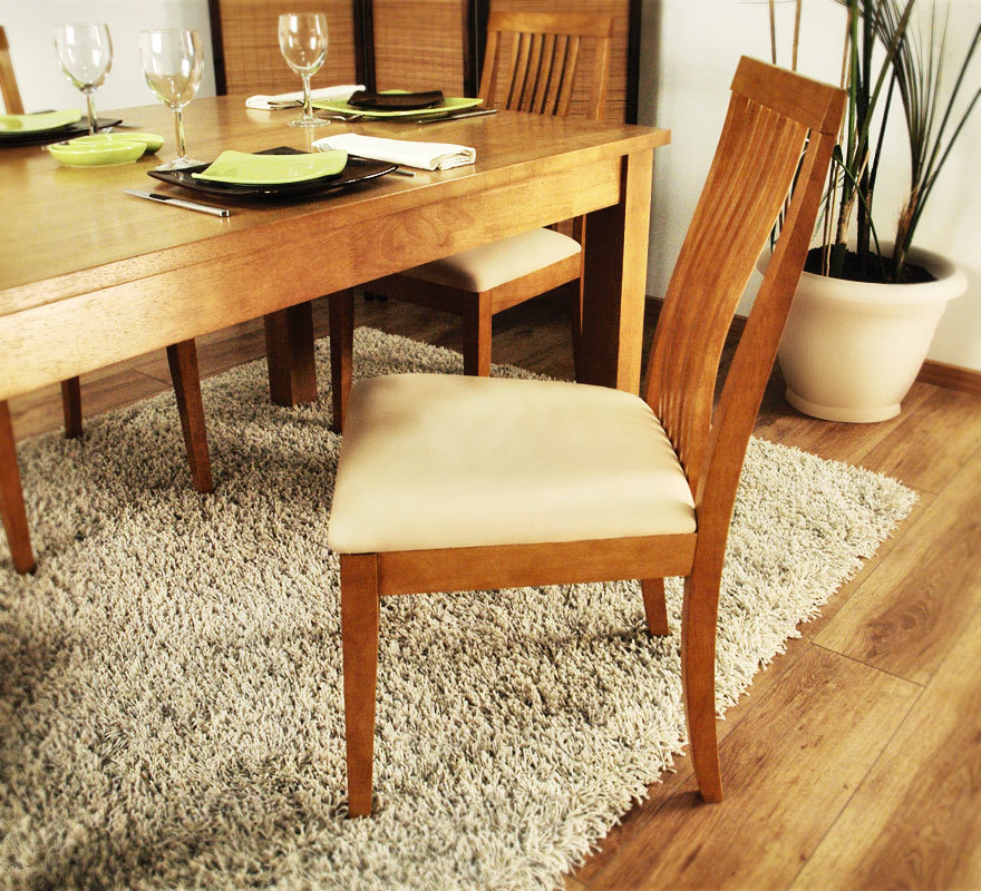 Lote de 2 sillas JILLI de roble malayo- color roble claro