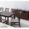 Lote de 2 sillas KORINA-WENGE-asiento de microfibra color arena
