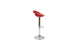 Lote de 2 taburetes COMET color rojo image 3
