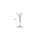 Lote de 2 taburetes comet con recubrimiento de PVC color blanco