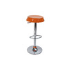 Lote de 2 taburetes de bar CAPSULE de color naranja image pub1
