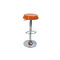 Lote de 2 taburetes de bar CAPSULE de color naranja image pub1