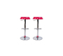 Lote de 2 taburetes de bar CAPSULE de color  rosa image 3