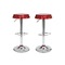 Lote de 2 taburetes de bar / cocina austables NEW CAPSULE � de color rojo oscuro
