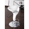 Lote de 2 taburetes de bar / cocina blancos Jupiter