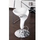 Lote de 2 taburetes de bar / cocina blancos Jupiter