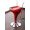 Lote de 2 taburetes de bar / cocina rojos Jupiter