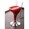 Lote de 2 taburetes de bar / cocina rojos Jupiter