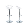 Lote de 2 taburetes de bar COMET COLOR blanco image pub1