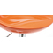 Lote de 2 taburetes de bar COMET color naranja
