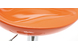 Lote de 2 taburetes de bar COMET color naranja image 2
