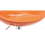 Lote de 2 taburetes de bar COMET color naranja image 2