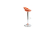 Lote de 2 taburetes de bar COMET color naranja image 3