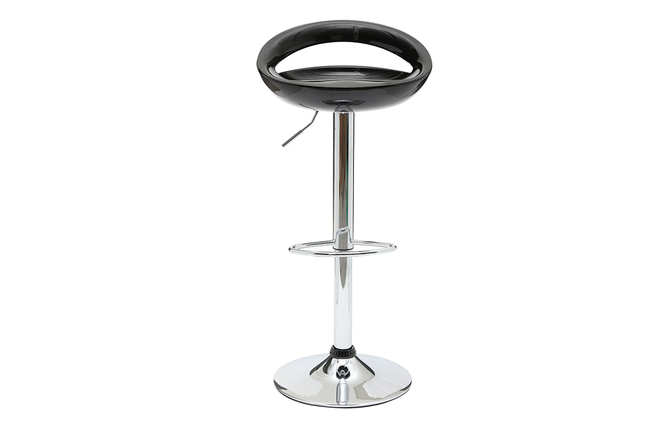 Lote de 2 taburetes de bar COMET color negro