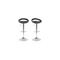 Lote de 2 taburetes de bar COMET color negro