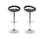 Lote de 2 taburetes de bar COMET color negro