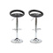 Lote de 2 taburetes de bar COMET color negro