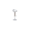 Lote de 2 taburetes de bar COMET color plata