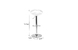 Lote de 2 taburetes de bar COMET color plata image 3