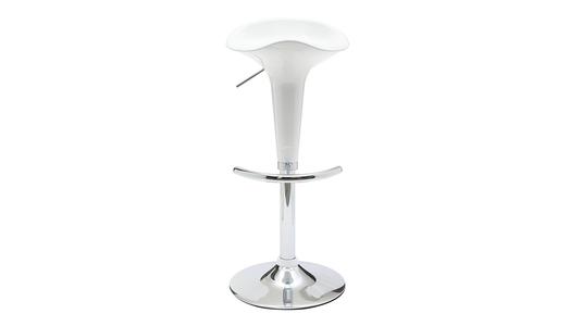 Lote de 2 taburetes de bar GALAXY color blanco image 1