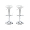 Lote de 2 taburetes de bar GALAXY color blanco image pub1