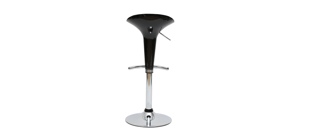 Lote de 2 taburetes de bar GALAXY color negro image 1