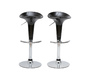 Lote de 2 taburetes de bar GALAXY color negro image 4