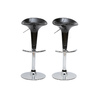 Lote de 2 taburetes de bar GALAXY color negro image pub1