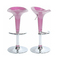 Lote de 2 taburetes de bar GALAXY color rosa