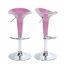 Lote de 2 taburetes de bar GALAXY color rosa image pub1