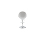 Lote de 2 taburetes de bar HUEVO color blanco