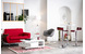 Lote de 2 taburetes de bar WAVES color blanco image 1