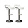 Lote de 2 taburetes de bar WAVES color blanco image pub1